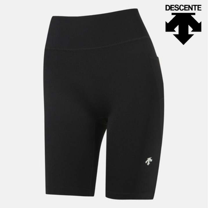 백화점 정품 25FW 데상트 DESCENTE 여성 4부 숏 레깅스 SP322TKL75BLK0