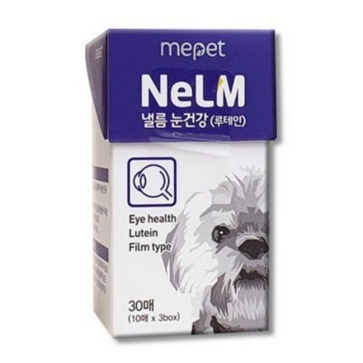 미펫 낼름 눈 건강 필름 영양제 10매 x 3BOX