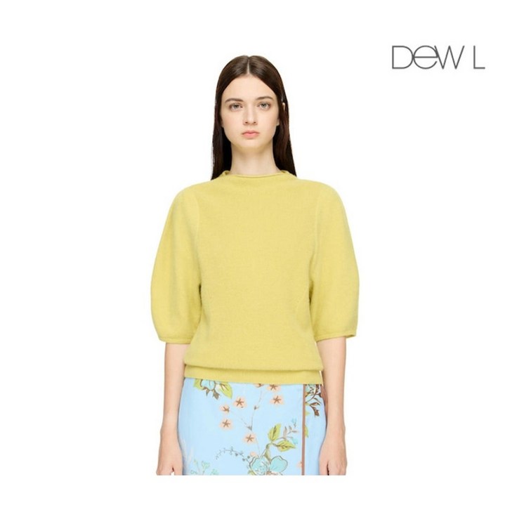 [듀엘] DEWE 라쿤 니트 반팔 니트 D244KSK041 NC일산