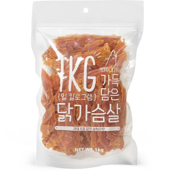 슈퍼츄 일킬로그램 가득 담은 강아지 육포 1kg