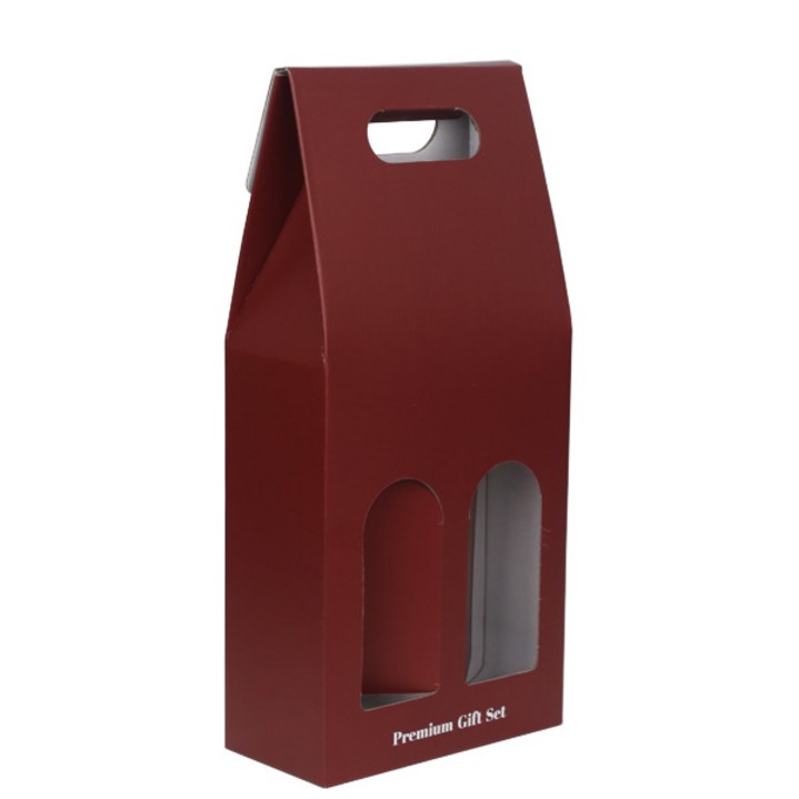 [와인케이스] 원터치 2본입 와인케이스 네이비 50ea, 1개