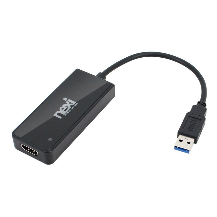 넥시 USB 3.0 to HDMI 컨버터, NEXI NX324, 1개
