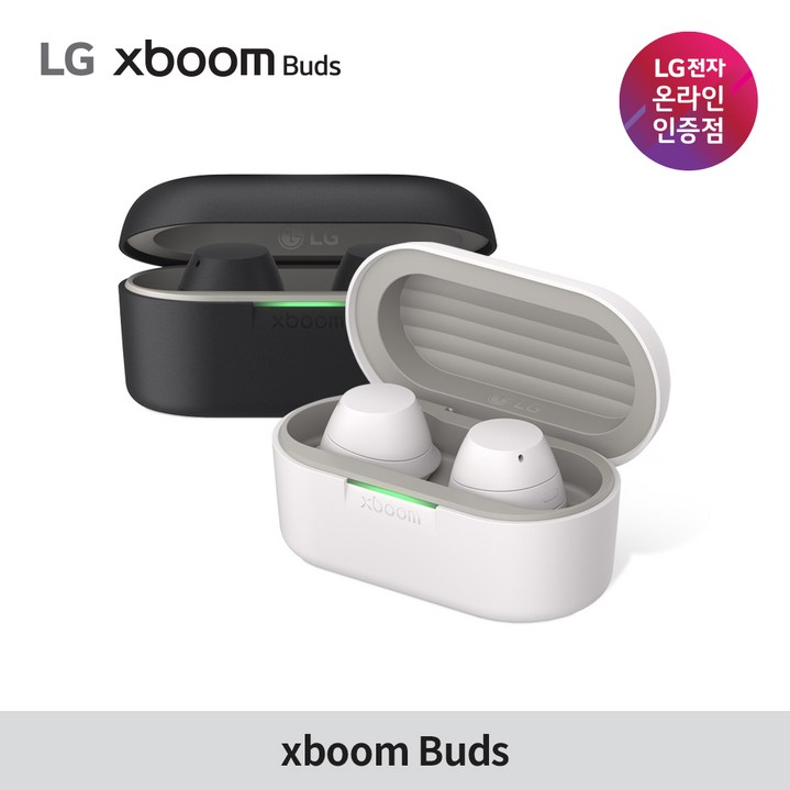 LG전자 엑스붐 버즈 XBOOM BUDS / 무선 블루투스 이어폰 TWS, 멀티 페어링, 생활 방수, 그래핀 드라이버, 화이트(A226)