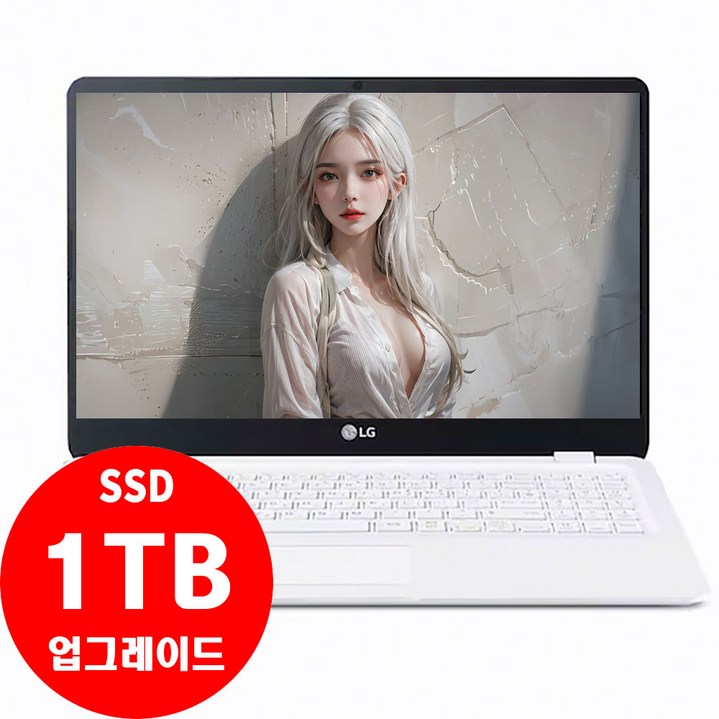 LG전자 울트라PC 15U590 FHD 15인치 i5-8265U/DDR4 메모리/초고속 SSD/UHD620/Win10 SSD 1TB 업그레이드!!, 화이트, 15U590, 코어i5, 512GB, 16GB, WIN10