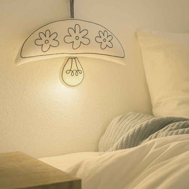 패브릭 LED 쿠션등 펫룸 강아지 아기 수유등 무드등 조명 쿠션조명