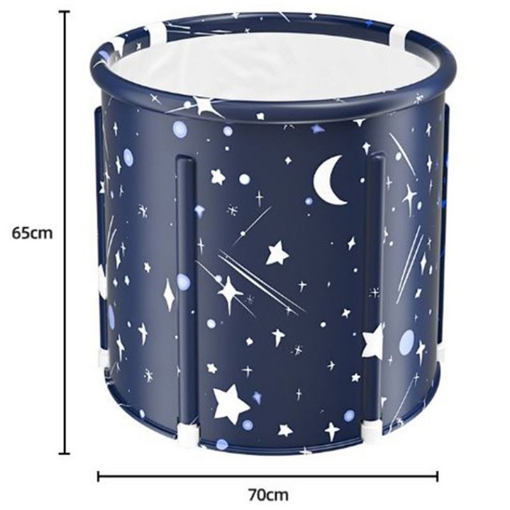 1인용 접이식 반신욕조 목욕탕 목욕통 간이 이동식 사우나, 단일 옵션, 1개