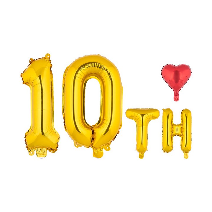 아트포유 10주년 환갑 칠순 기념일 풍선 세트 5P