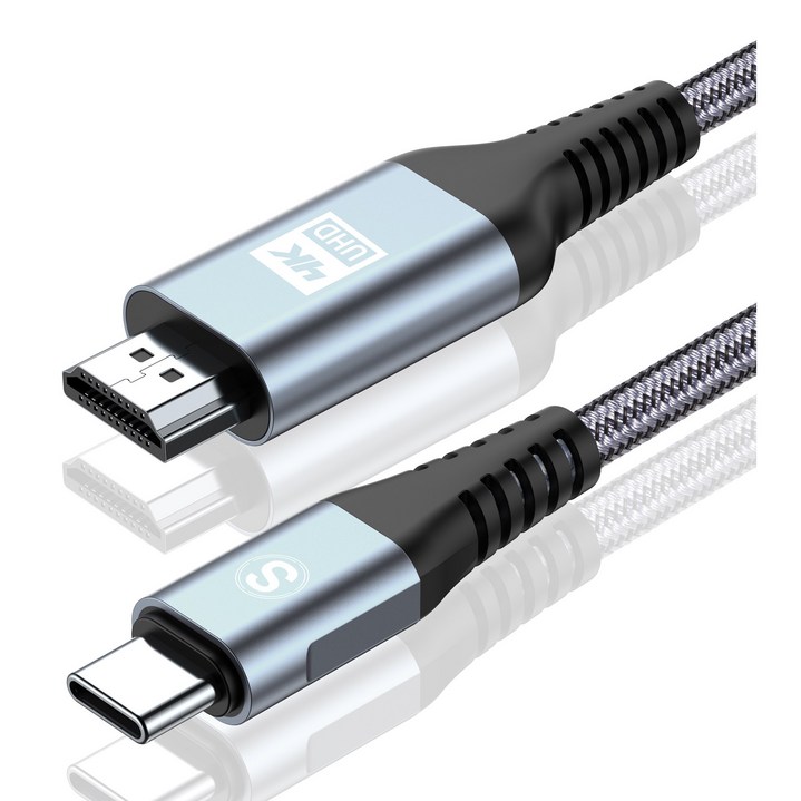 Swegaurd미러링케이블 넷플릭스 스마트폰 USB C to HDMI TV연결 USB C타입 to HDMI케이블 4K