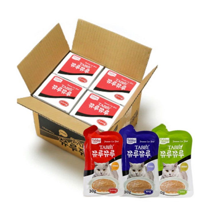 테비 쮸루쮸루 고양이 파우치 30g