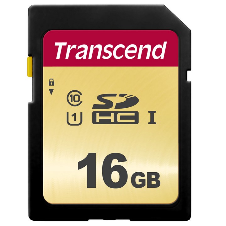 트랜센드 SD카드 MLC 메모리카드 TS16GSDC500S