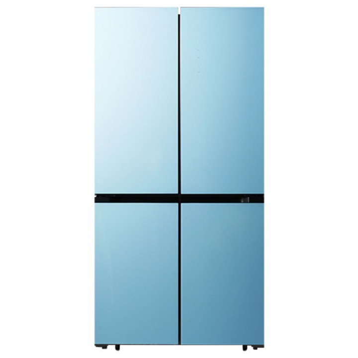 500리터냉장고 캐리어 클라윈드 피트인 4도어 고급형 냉장고 CRFSN566MFR 566L 방문설치, 민트, CRFS-N566MFR