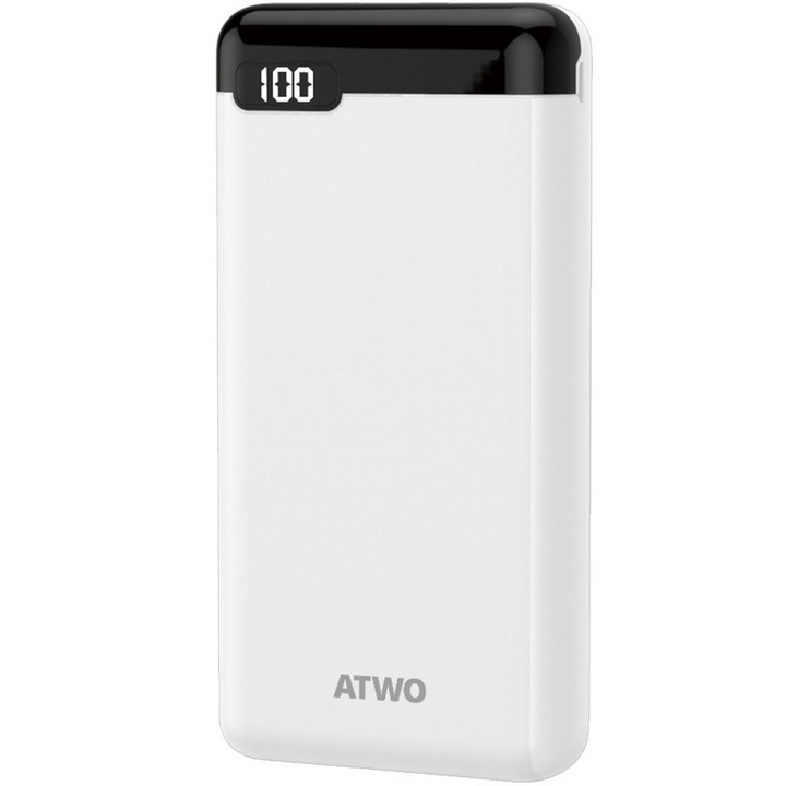 에이투 퀵차지 3.0 고속충전 PD 보조배터리 20000mAh 멀티단자 AL0301, 화이트, AL0301 에이투 퀵차지 3.0 고속충전 PD 보조배터리 20000mAh 멀티단자 AL0301, 화이트, AL0301