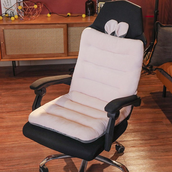의자등받이 CareFree 의자 등받이방석 C-85, 연핑크
