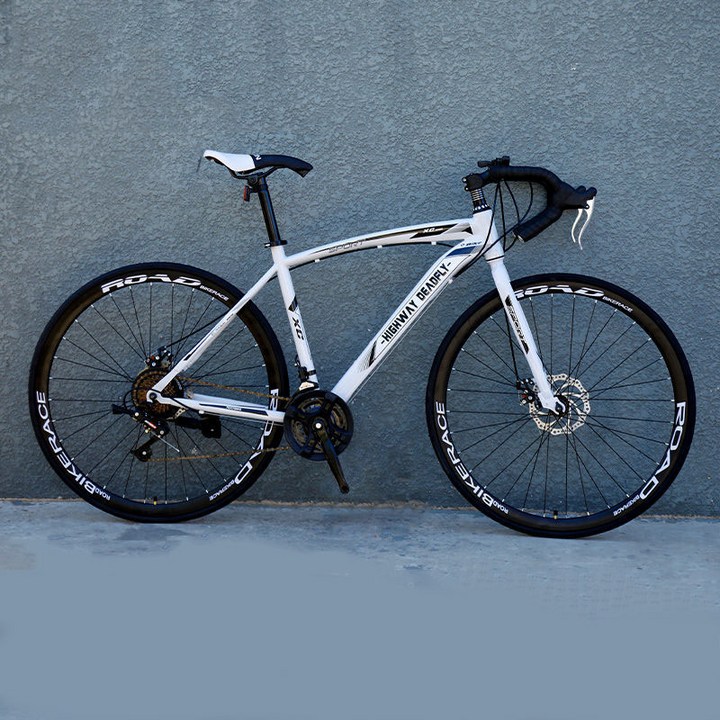 삼천리로드자전거 JINGMING 산악자전거 모노코크 레이싱 스프린터 솔리드 26인치 MTB, 화이트블랙 24단-40칼바퀴