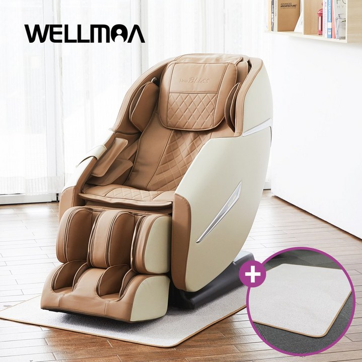 웰모아 뉴블리스 AI음성인식 안마의자 HCW6000S 러그증정