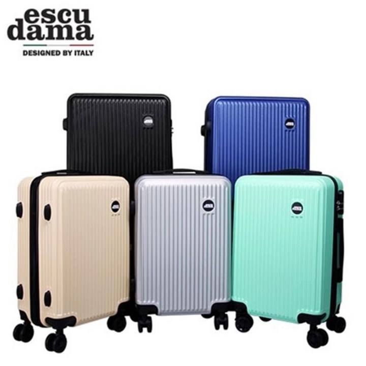 에스쿠다마 프리미엄 기내 반입용 작은 캐리어 수화물 공항 하드 패션 심플