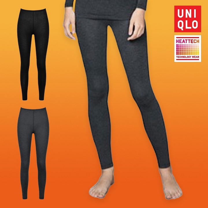 매장판유니클로 여성 히트텍 하의 내의 발열 내복 레깅스STOC파우치