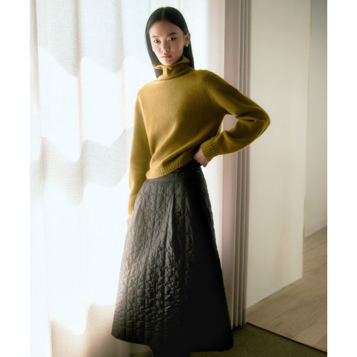 매장정품 더엣지 THEATG 25FW 메종 퀼팅 스커트 2064572263 134365