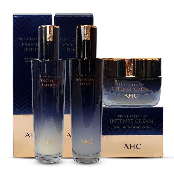 AHC프라임 엑스퍼트 EX 기초3종세트토너,로션,크림쇼핑백포함