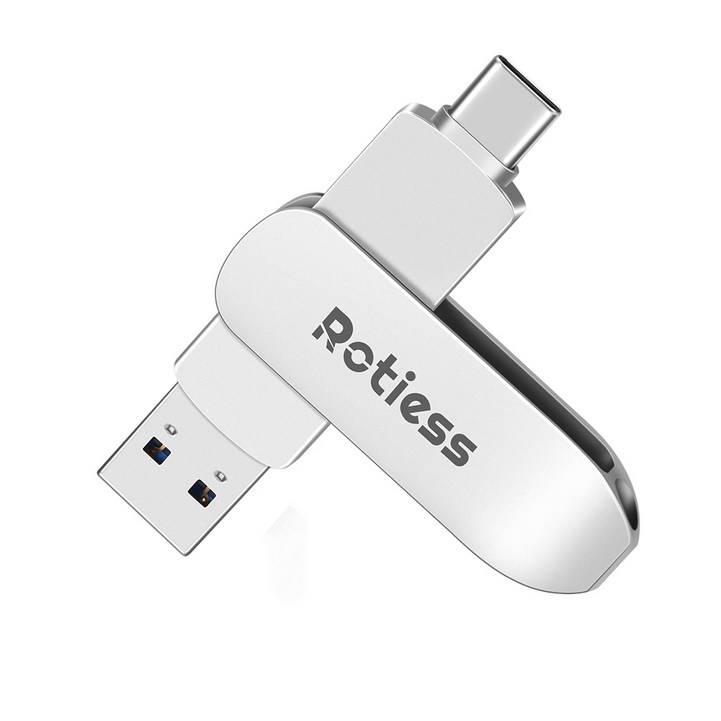 ROTIESS USB3.0 c타입 대용량 유에스비메모리 2in1 핸드폰OTG, 1TB 6263543483