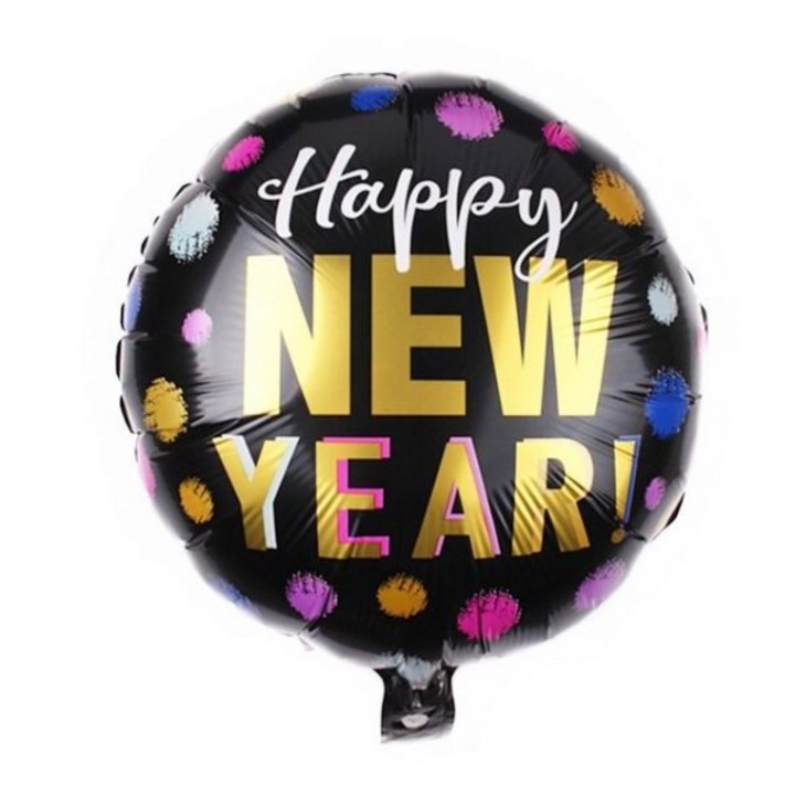 2023풍선 2023 New Year Party Decoration Foil Balloons Happy Helium Supplies