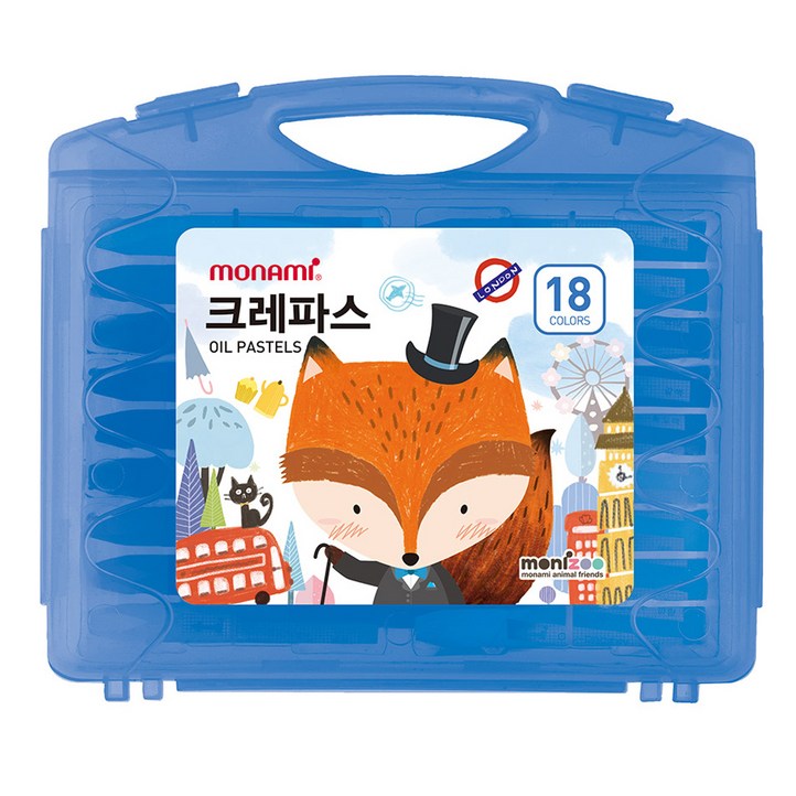 모나미 모니주 크레파스 블루