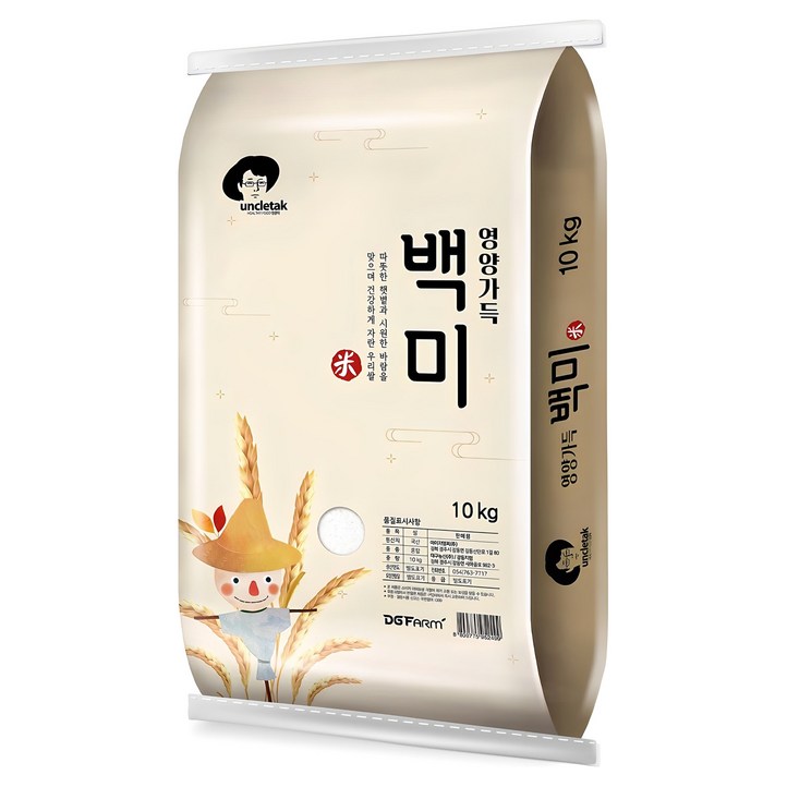 엉클탁 영양가득 백미, 상등급, 10kg, 1개 엉클탁 영양가득 백미, 상등급, 10kg, 1개