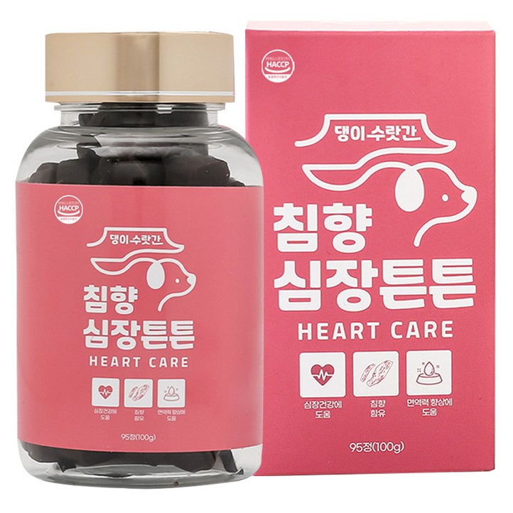 댕이수랏간 강아지 침향 영양제, 99정, 심장, 1개 댕이수랏간 강아지 침향 영양제, 99정, 심장, 1개