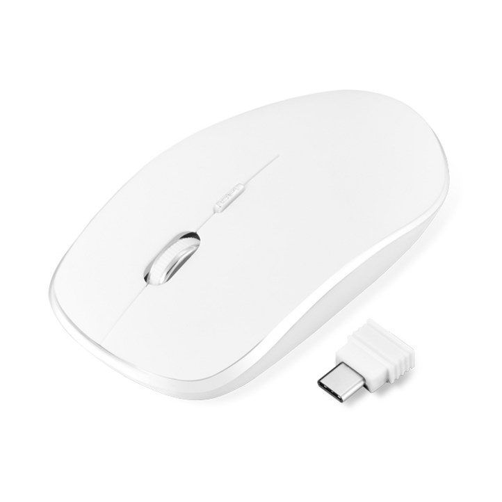 엑토 라인 타입C 무선마우스, MSC194, 화이트