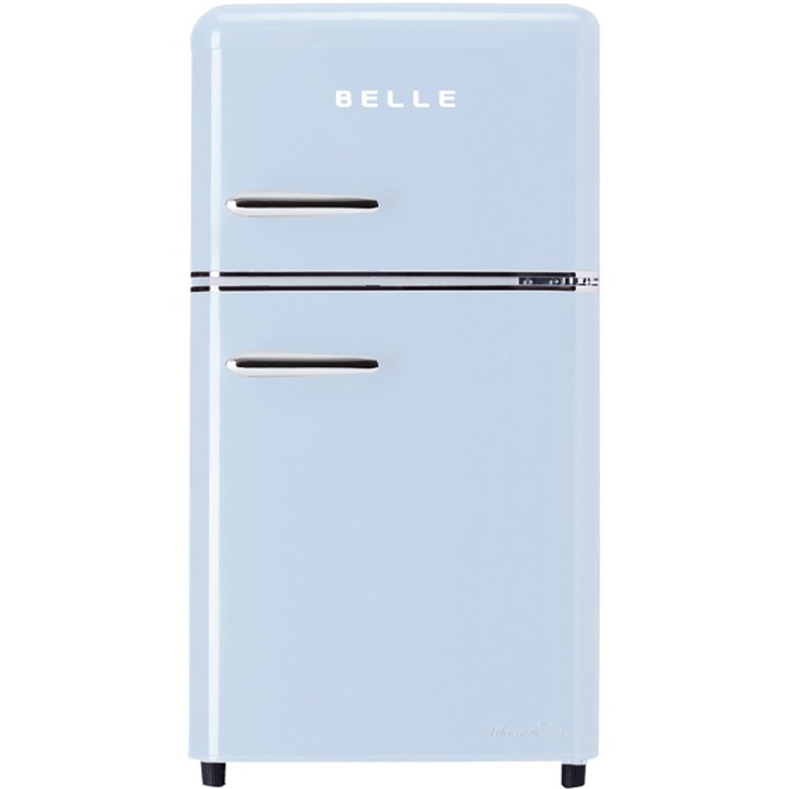BELLE 레트로 글라스 83L 2도어 냉장고, RD09ASBH
