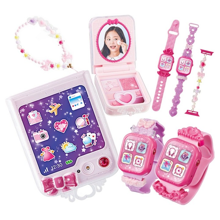 시크릿쥬쥬 플립폰 페어링워치 세트