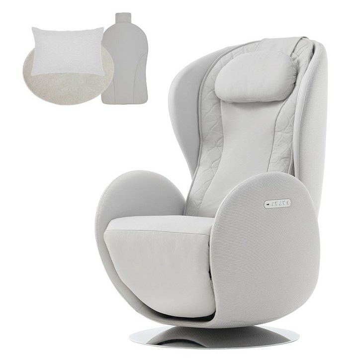 누하스 루나L 리클라이너 안마의자  전용쿠션  등패드  원형러그 방문설치