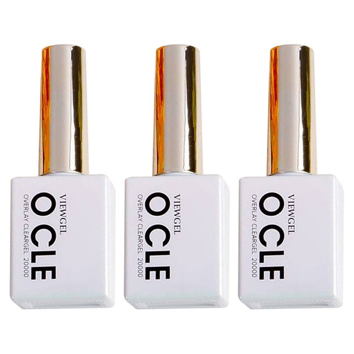 뷰젤 오버레이 클리어젤 병타입, 투명, 10ml, 3개