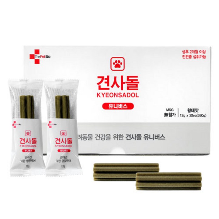 견사돌 강아지 유니버스 대용량 덴탈껌 30p
