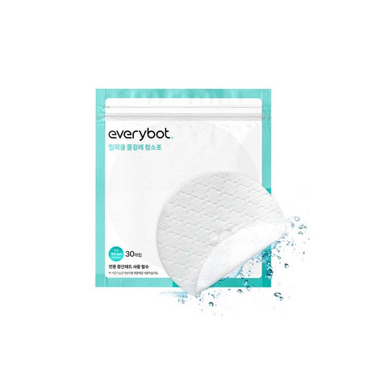 에브리봇 일회용 물걸레 청소포 30p