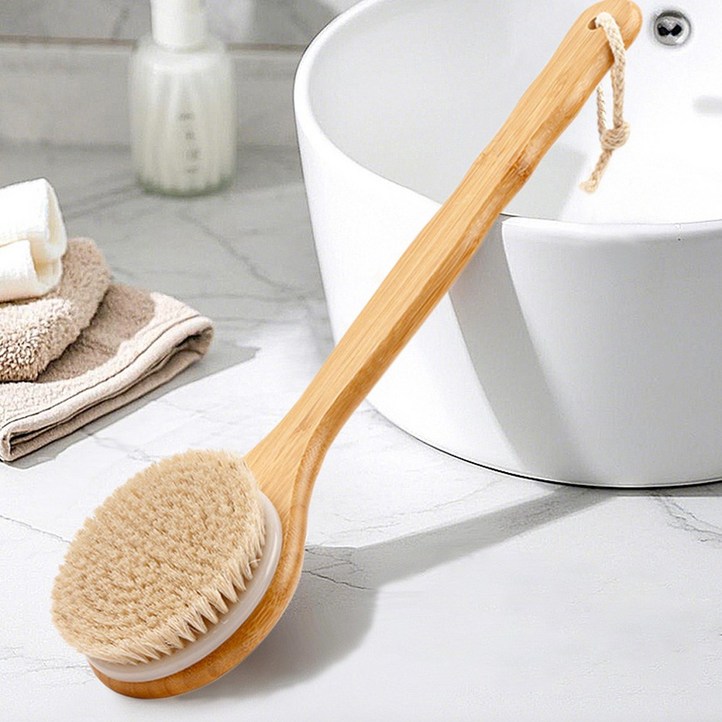 투데이리빙 와이드 미세모 바디 브러쉬 샤워 목욕 부드러운 목욕솔 등밀이솔 등브러쉬 샤워솔 클렌징