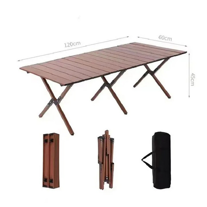 샵제스트 캠핑 접이식 롤 테이블, 샵제스트 우드