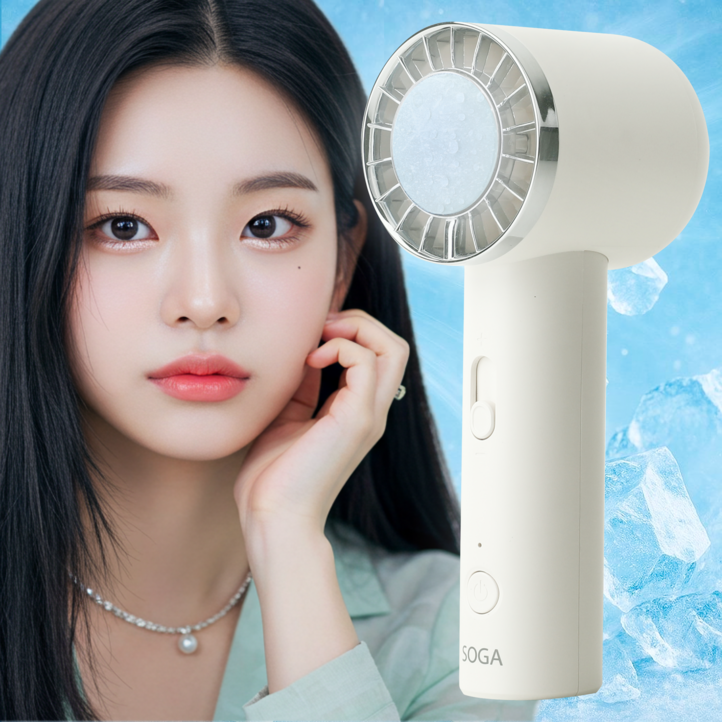 소가 휴대용 손선풍기 냉각 에어컨 선풍기