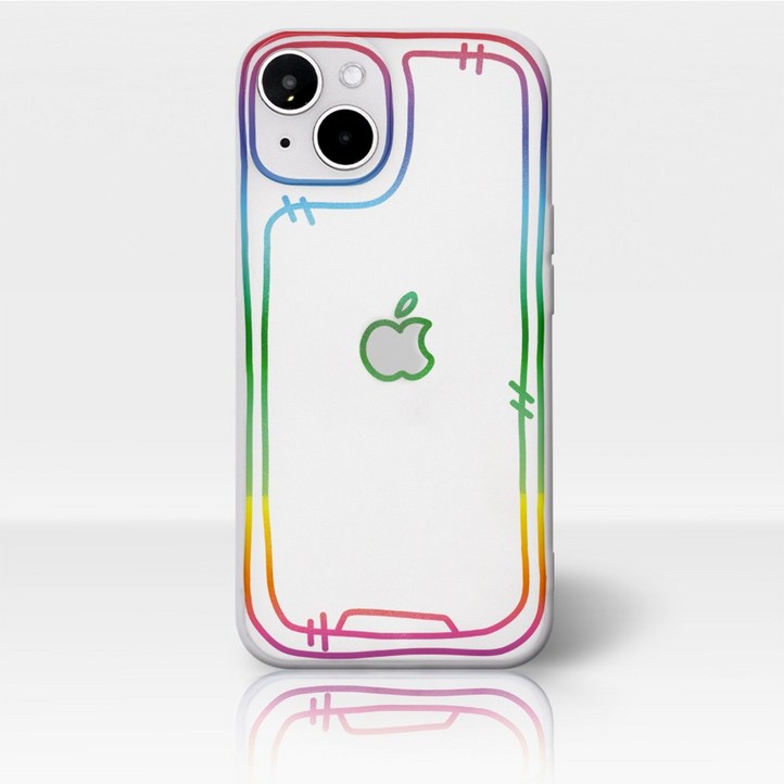 셀론스타레인보우 스케치 심플 스마트폰 케이스 11 12 13 14 15미니 프로맥스케이스 BT100