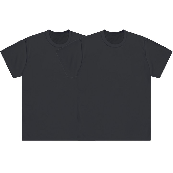 언룩 빅사이즈 남녀공용 쿨 드라이 기능성 반팔 티셔츠 2XL7XL 2장세트 5color