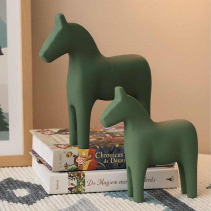 비비드 말조각상 달라호스 오브제 장식품 말띠