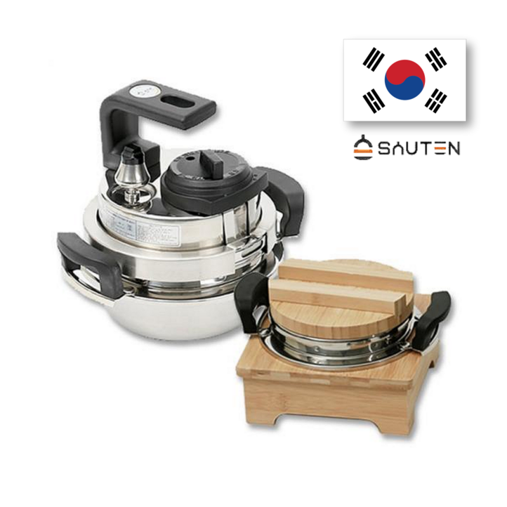 소댕 미니 압력솥 통3중 인덕션 스텐 압력밥솥 누룽지 가마솥 1L 2.2L, 1개 소댕 미니 압력솥 통3중 인덕션 스텐 압력밥솥 누룽지 가마솥 1L 2.2L, 1개