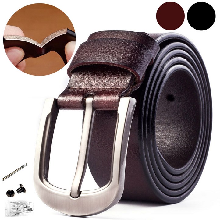 공방 소가죽 남성 벨트 펀칭봉설명서여분나사