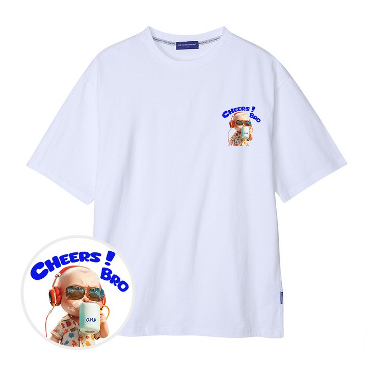 OHP x AIDAEVE 작품을 입는다 반팔티 best6