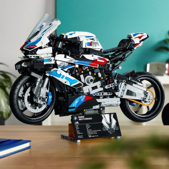 bmw 오토바이 블록 M1000RR 중국 테크닉 바이크모형 호환 레고 블럭