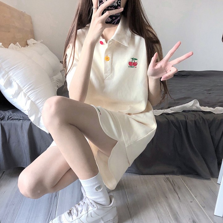 ANYOU 여성 여름 트레이닝복세트 반팔티반바지투피스