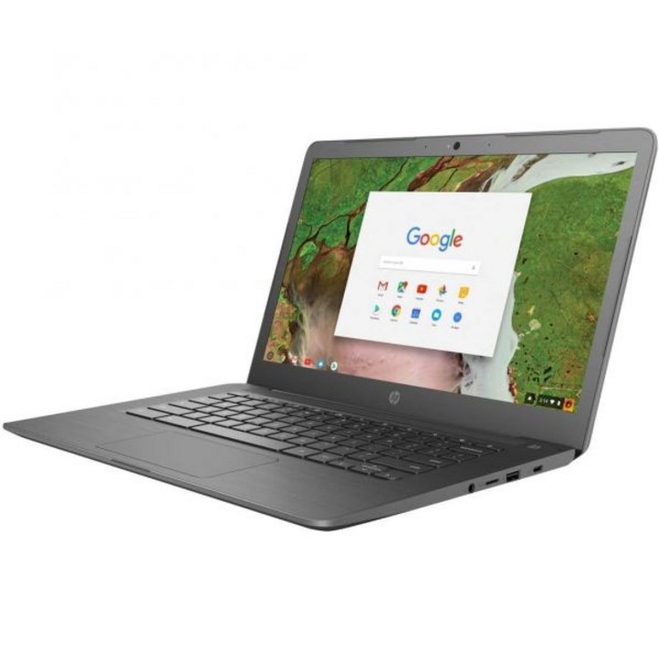 HP 크롬북크롬 OS, 인텔 셀러론 1.1GHz, 14인치 LED 조명 화면, 스토리지 32GB, RAM 8GB 그레이 3PD87UTABA갱신