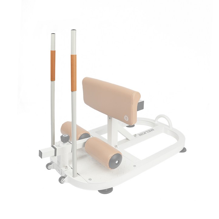 멜킨스포츠 팬덤 스쿼트머신 가이드스틱 로윙밴드 보조기구 본품 제외, 베이지브라운