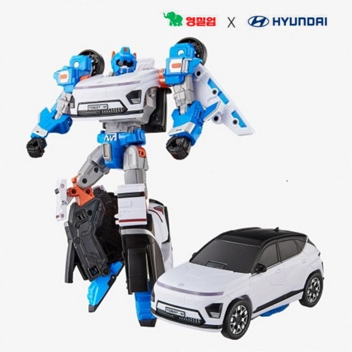 영실업 x Hyundai Tobot 또봇W 현대차 코나EV 변신로봇화이트 영실업 x Hyundai Tobot 또봇W 현대차 코나EV 변신로봇화이트