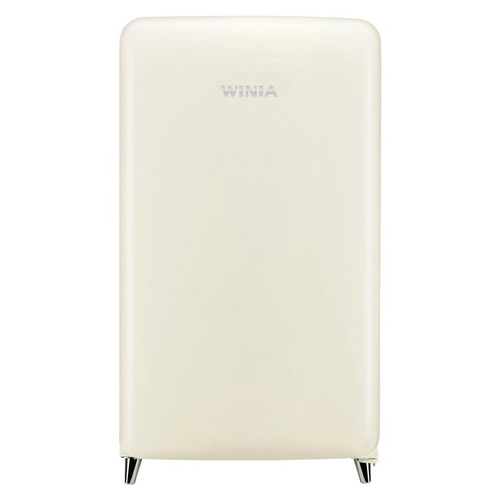 위니아 인증점 레트로 소형 냉장고 프리미엄 칵테일 크림 원룸 사무실 118L ERT118CCA 전국무료배송